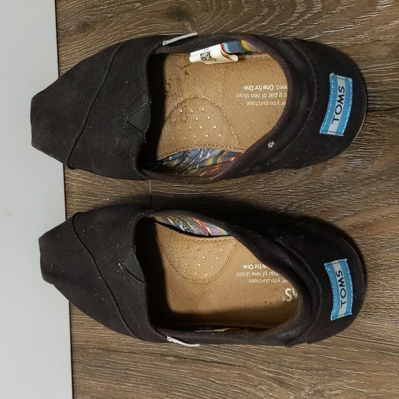 TOMS Women's Classic Brown Size 6.5W Flats - Picture 8 of 10